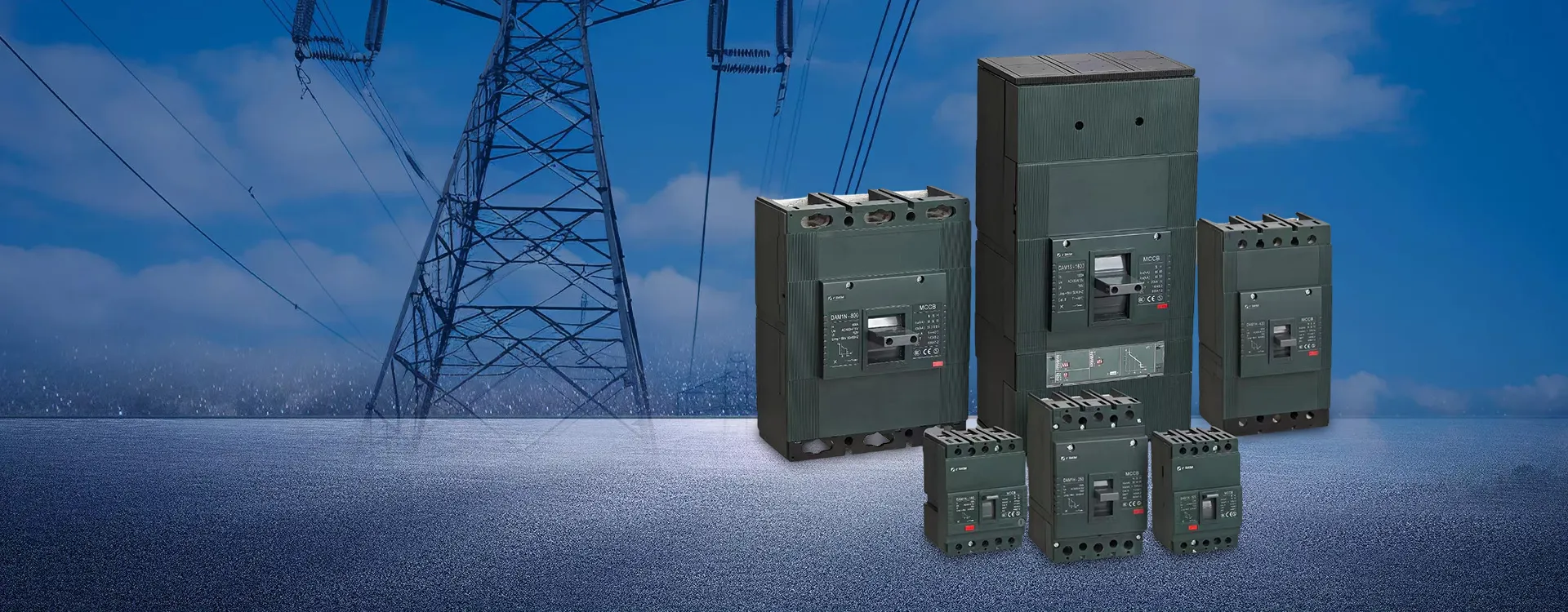 Soluzioni elettriche a bassa tensione CDADA - Interruttori CC MCCB MCB certificati CE per progetti industriali e solari