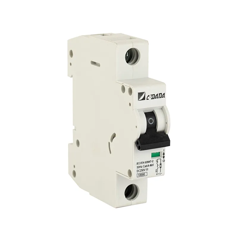 Interruttore automatico miniaturizzato da 250 V CC